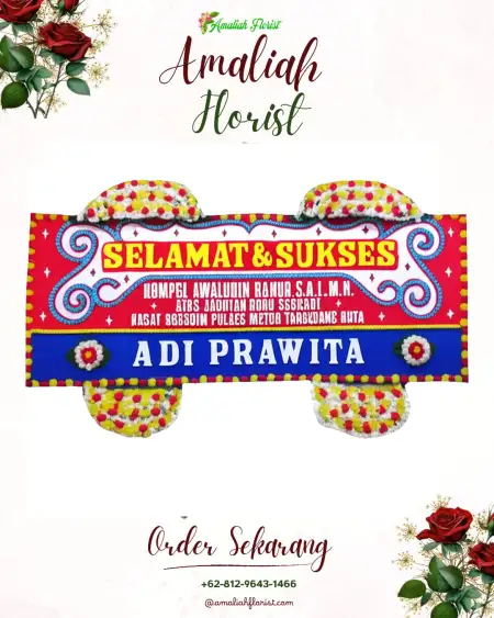 Papan Bunga Ucapan Selamat Majenang